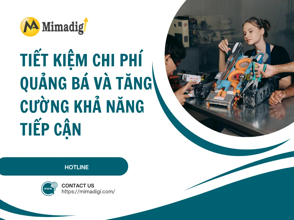 Thiết kế website xưởng cơ khí nhỏ tại mimadigi