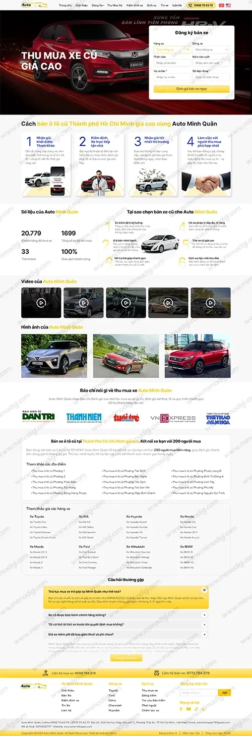 AUTO MINH QUAN Project – Automotive Digital Transformation