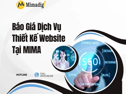 Thiết kế website chuẩn SEO top Google MIMA