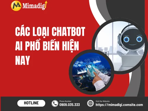 Thiết kế website tích hợp chatbot AI của mimadigi