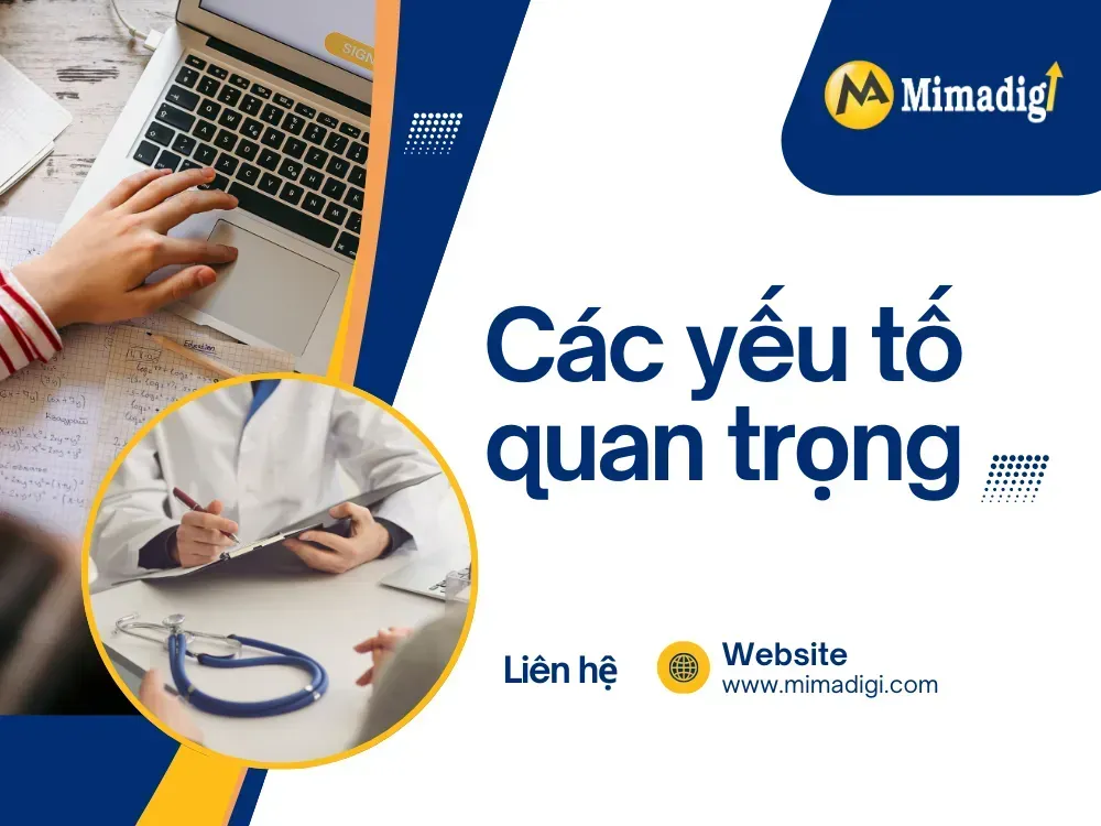 Các yếu tố quan trọng trong thiết kế website phòng khám đa khoa tại mima