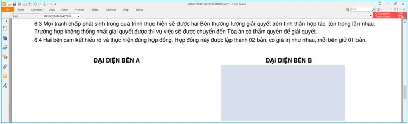 Bước 3: Chọn vị trí hiển thị chữ ký