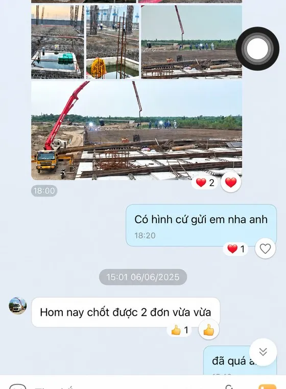 Screenshot of a customer message sent to MIMA