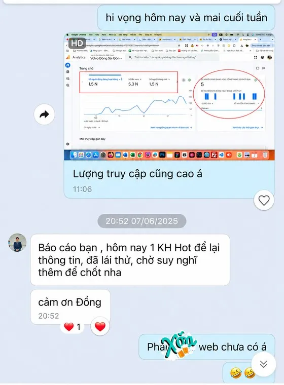 Screenshot of a customer message sent to MIMA