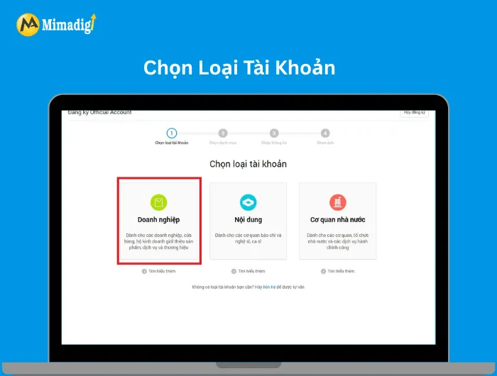 Chọn Loại Tài Khoản