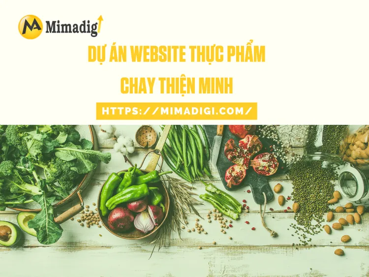 Thien Minh Vegetarian Food Website Project