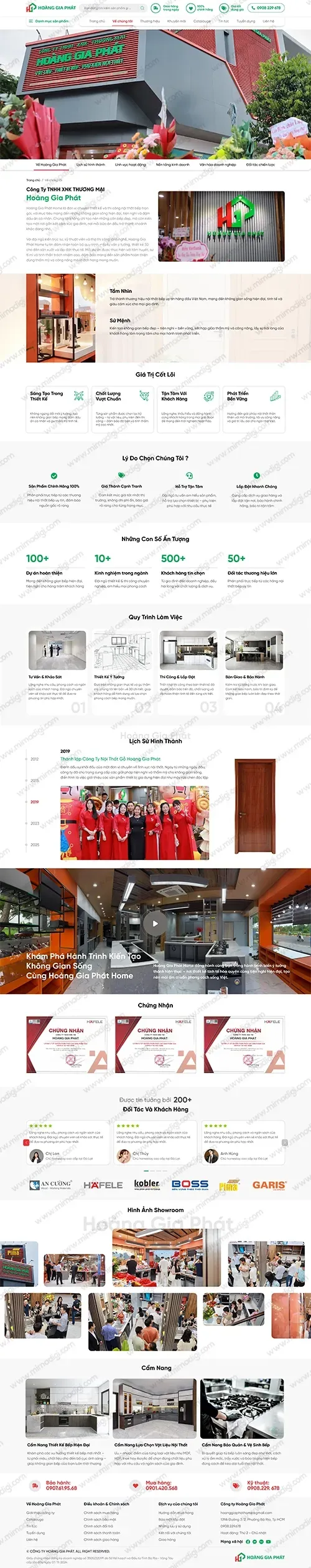 SEO-Friendly Website Design for HOANG GIA PHAT Furniture