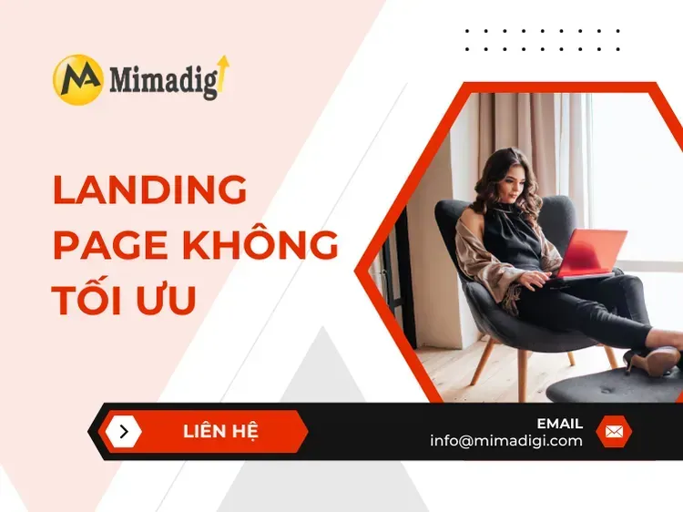 Lỗi 3: Landing page không tối ưu tại mima