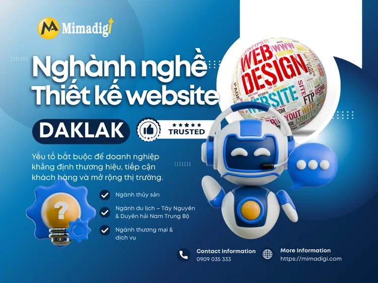 Những ngành nghề ở Đắk Lắk cần thiết kế website nhất