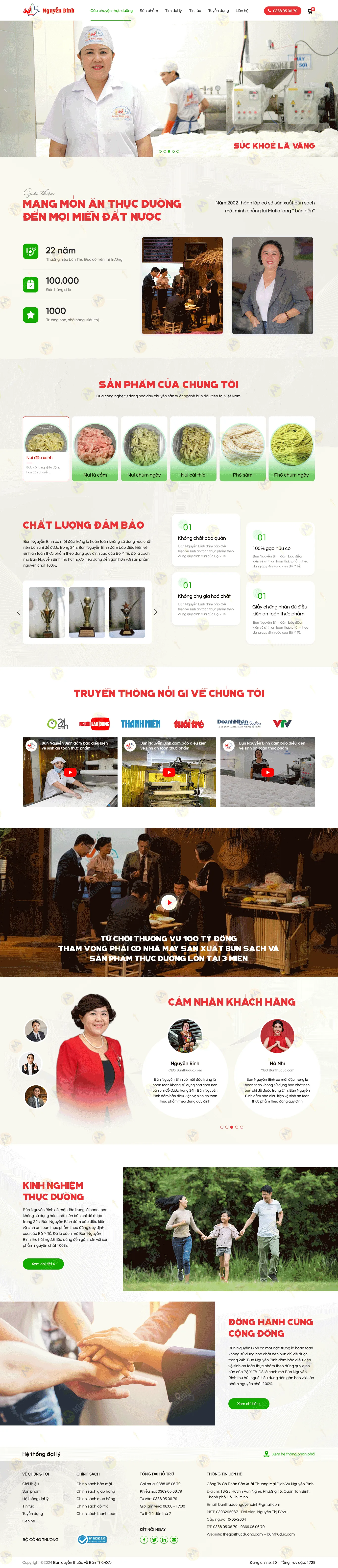 Thu Duc Noodle – Nguyen Binh: The Essence of Fresh Noodles in the Heart of Saigon