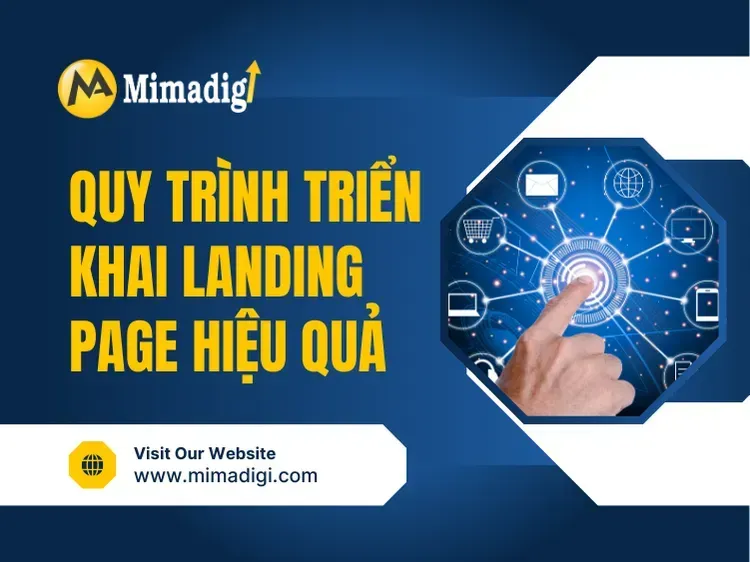 Quy trình triển khai landing page hiệu quả tại mima
