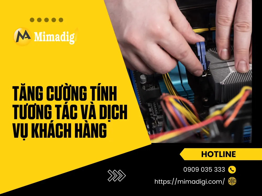 Thiết kế website nhà máy lắp ráp điện tử tại mimadigi