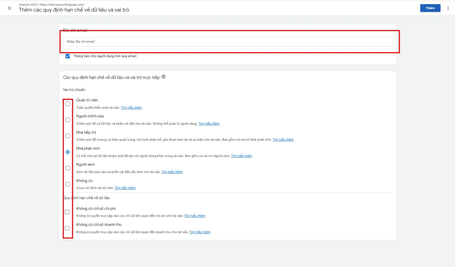 Phân Quyền Google Analytics và Search Console Dễ Dàng
