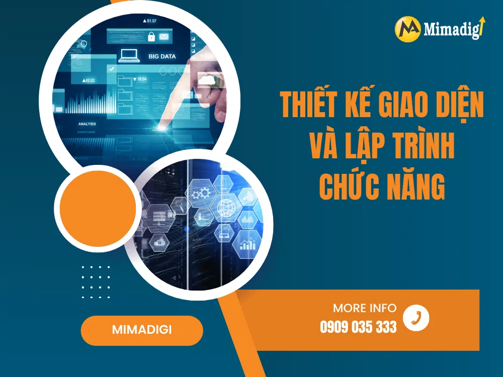 Thiết kế giao diện và lập trình chức năng tại MIMA