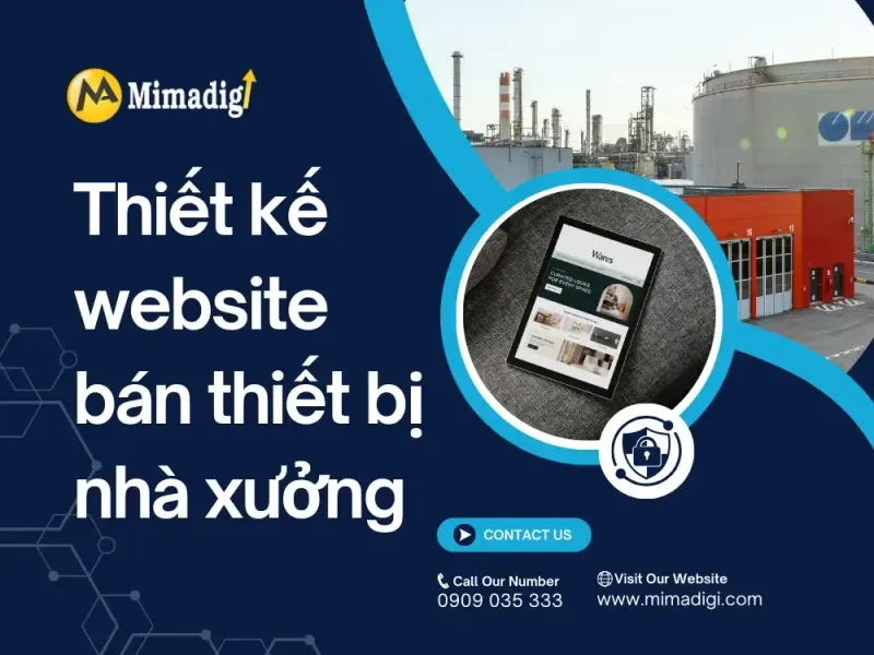 Industrial Equipment E-commerce Website Design