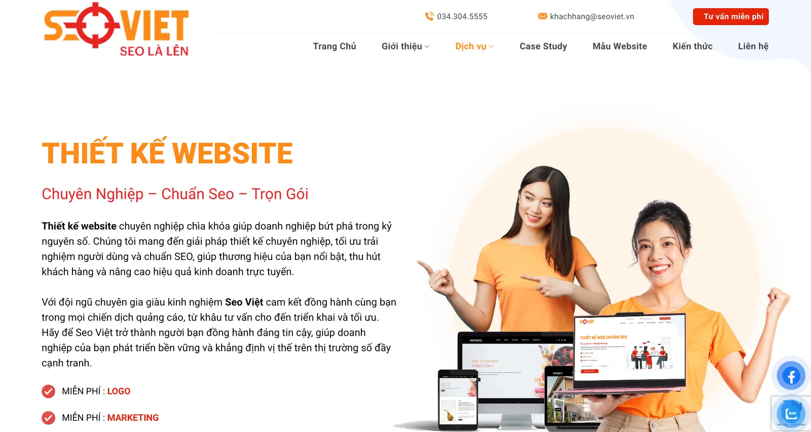 Giải pháp website bán hàng online