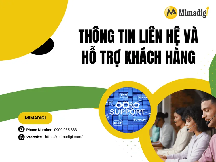 Thông Tin Liên Hệ Và Hỗ Trợ Khách Hàng tại MIMA