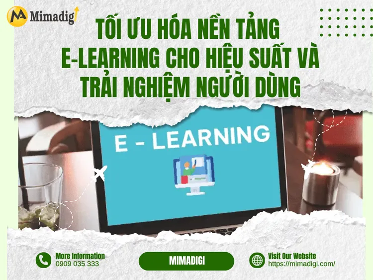 Tối ưu hóa nền tảng e-learning cho hiệu suất và trải nghiệm người dùng tại MIMA