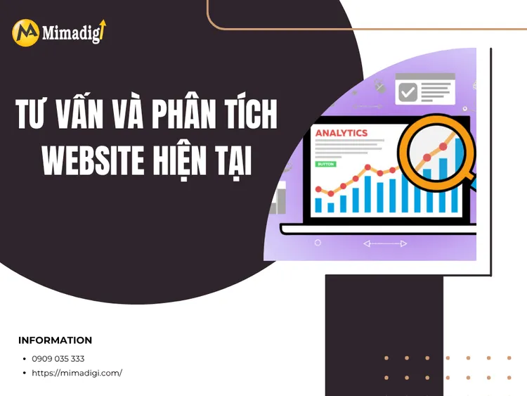 Tư vấn và phân tích website hiện tại tại MIMA