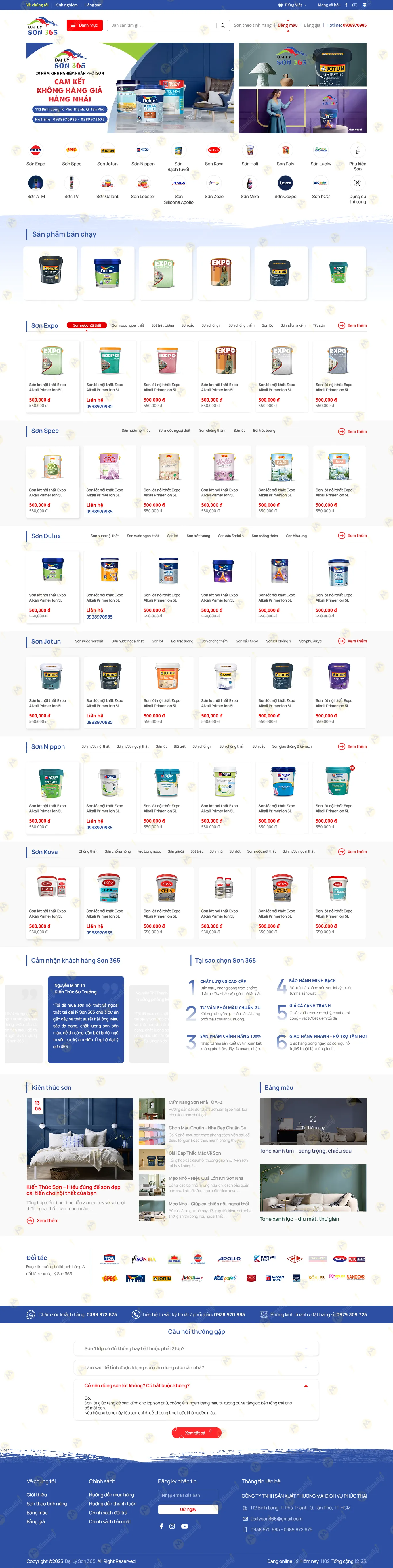 Son 365 – Comprehensive Paint Solutions for Lasting Beauty