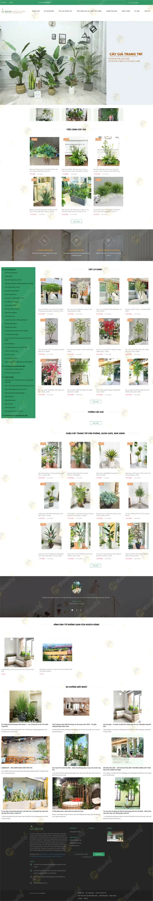 LanDecor – The Art of Interior Decoration Combining Perfect Greenery