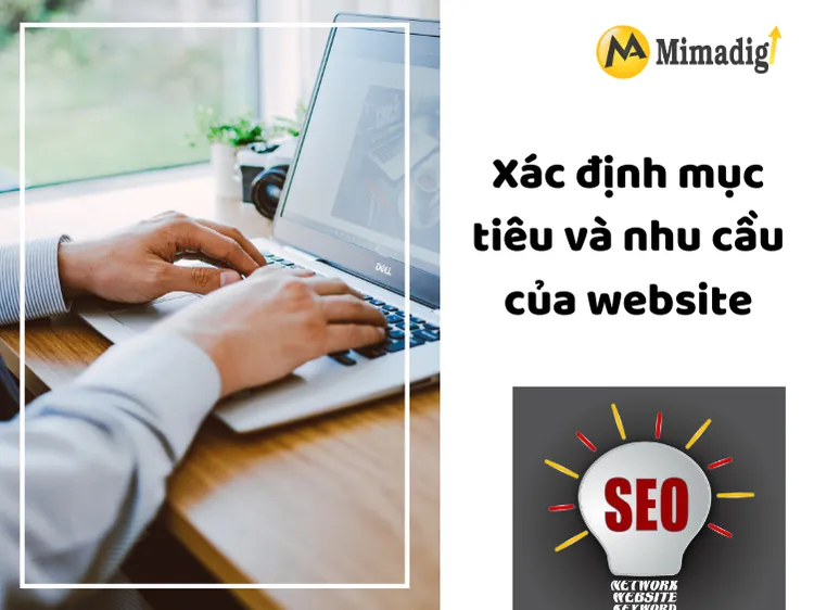 Xác định mục tiêu và nhu cầu của website tại mima