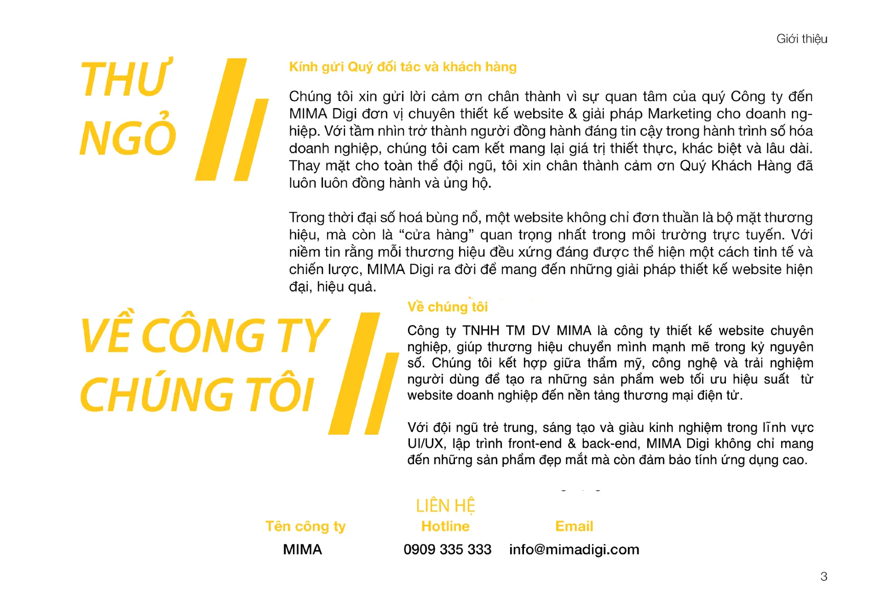 MIMA company profile — page 3